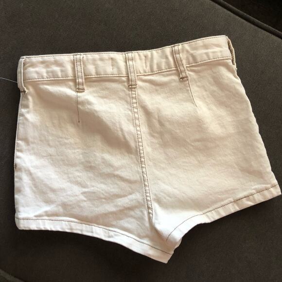 Free People Tan Bridgette Denim Shorts 28 - Picture 7 of 8